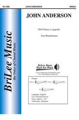 John Anderson SSA choral sheet music cover